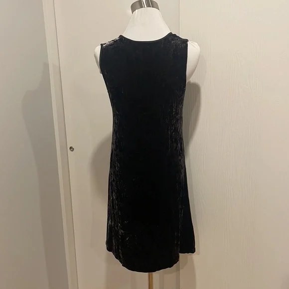 Eileen Fisher Velvet Sleeveless Shift Holiday perfect EUC XS - Picture 6 of 7